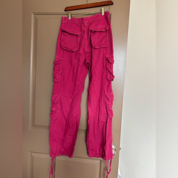 Cargo Pants for Women Baggy Y2k Straight Wide Leg Pants with Pockets Streetwear - Picture 8 of 8